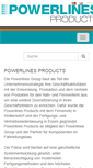 Mobile Screenshot of powerlines-products.com